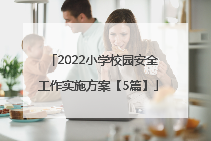 2022小学校园安全工作实施方案【5篇】